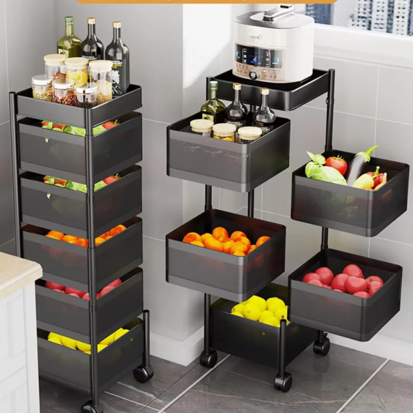 Steel Rotating Kitchen Rack